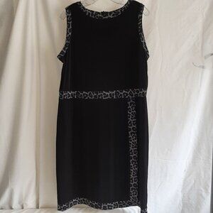 Michael Kors Sleeveless Black Dress W 1X